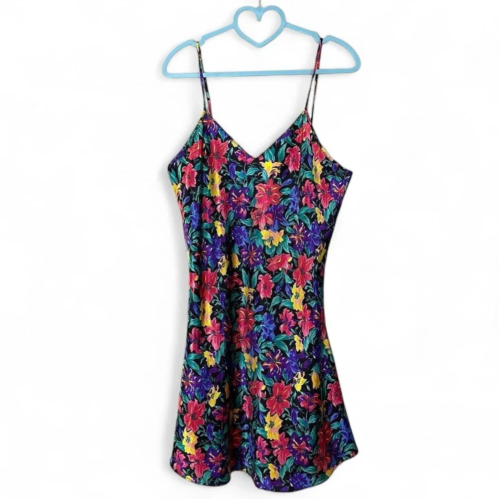 Vintage floral lace slip - Picture 1 of 8